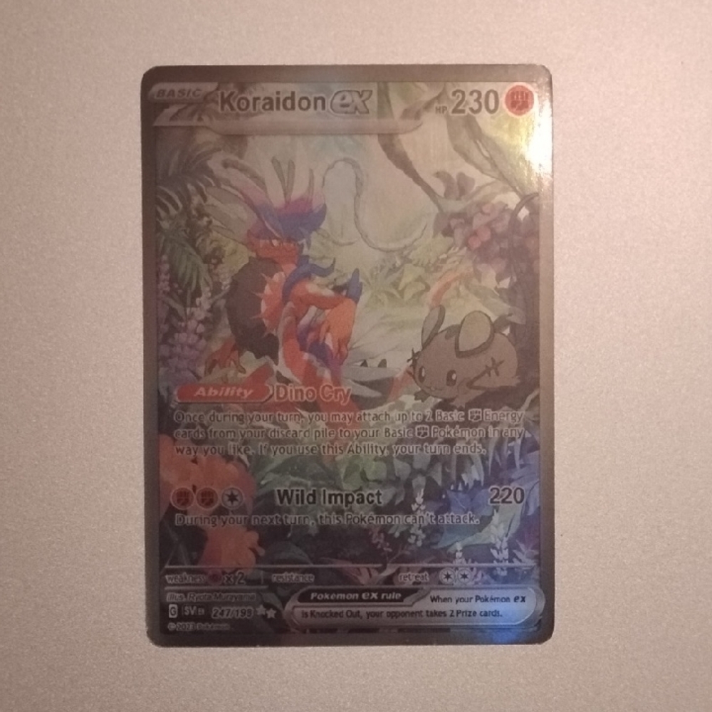Koraidon EX Pokémon Card